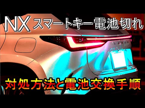 LEXUS NX] Just in case! How to deal with a dead smart key battery