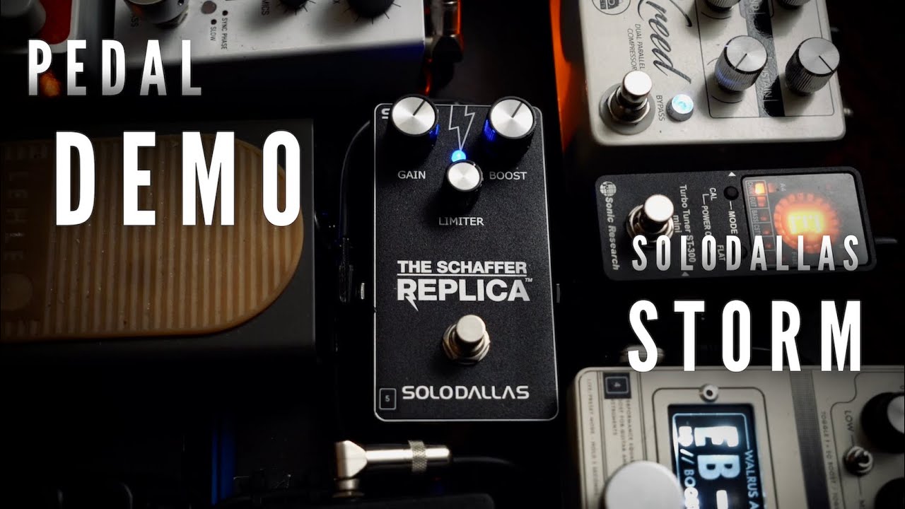 SoloDallas STORM (Schaffer Replica) - Pedal Demo - YouTube