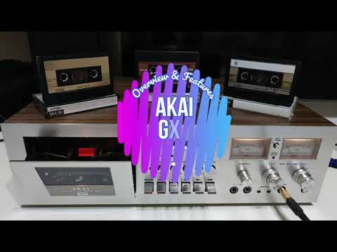 Akai GXC-740D (1976) Review & features (Play & Rec) on Maxel XL II