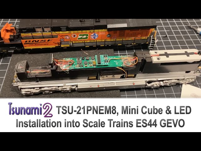 Tsunami2 Install into a Scale Trains ES44 GEVO: TSU-21PNEM8, Mini