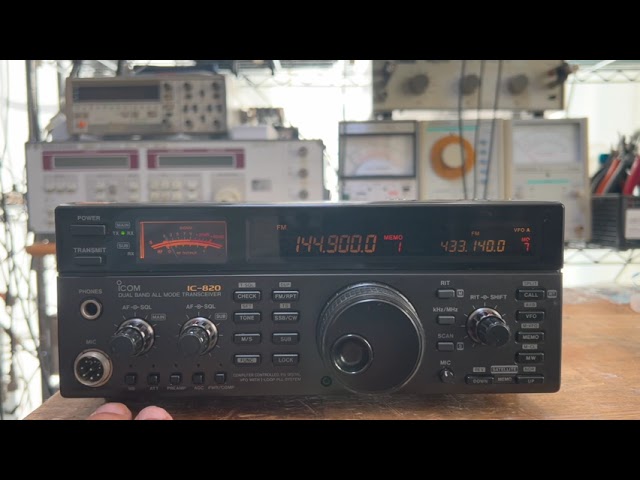 IC-820 修理完了【2023/10/26】 - YouTube