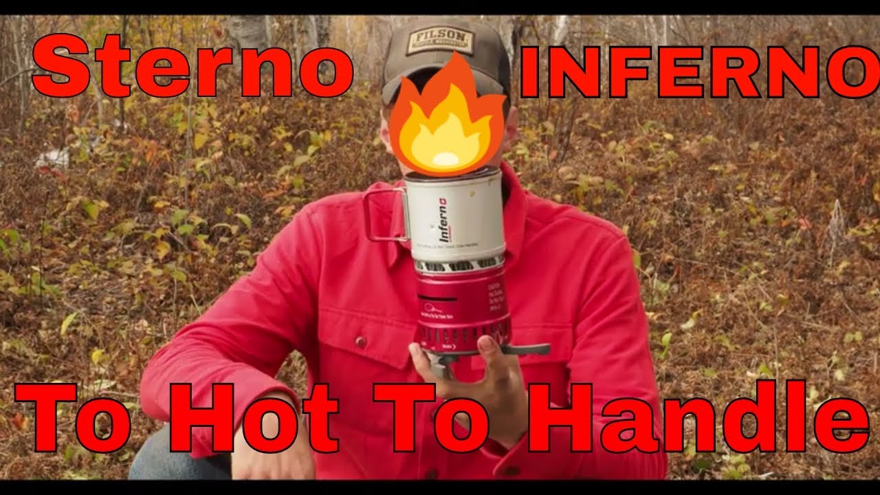 Sterno Inferno - The best worst stove on the market. - YouTube