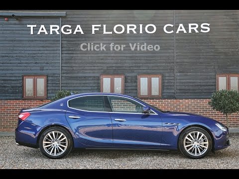 Maserati Ghibli D V6 Automatic in Blu Emozione with Full Nero