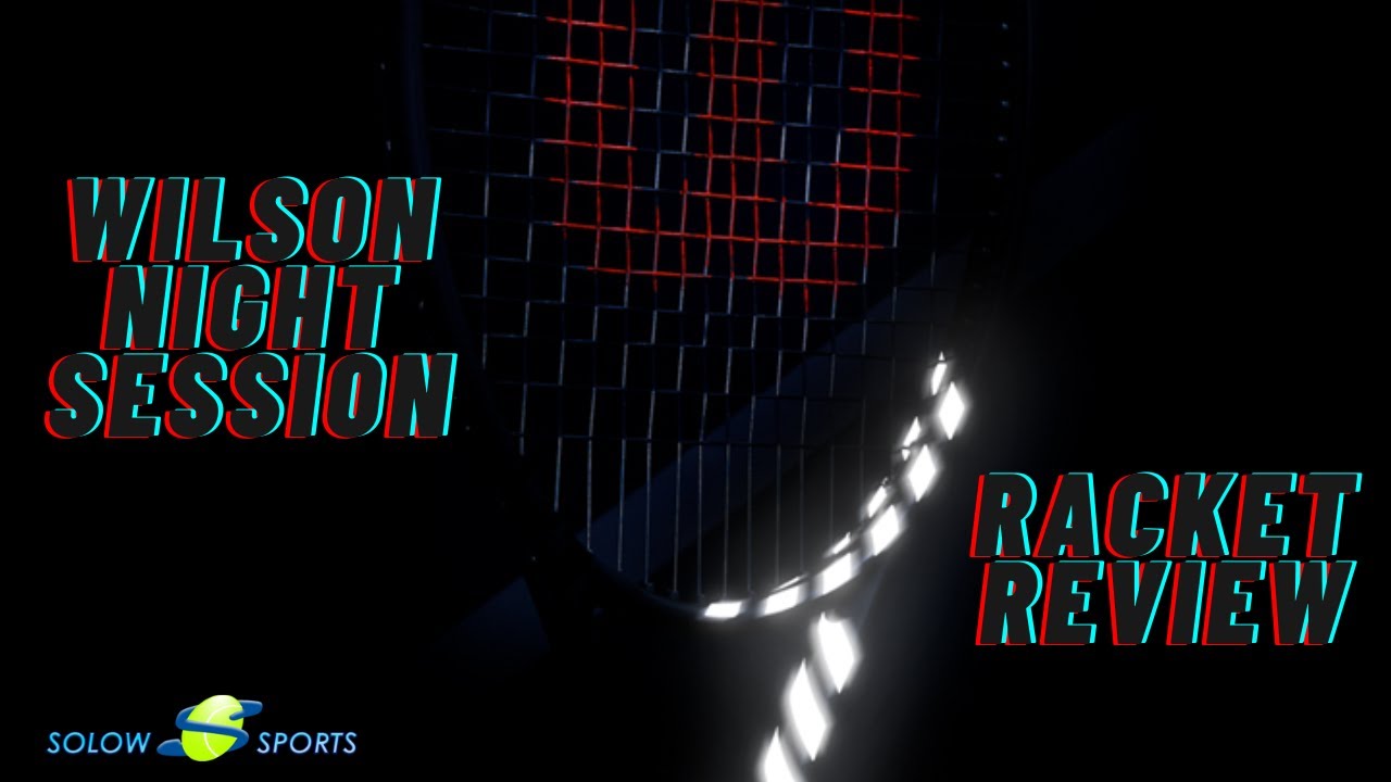 Wilson Night Session Tennis Racket (2022 Limited Edition Blade 98