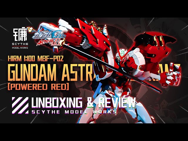 POWER UP! HIRM 1:100 Gundam Astray Red Frame Powered Red UNBOXING