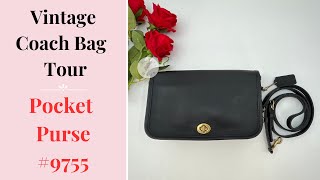 Vintage Coach Bag Tour | Pocket Purse | shop.cristinamoda.com