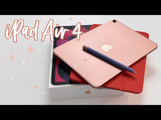 iPad Air 4 ROSE GOLD - unboxing & first look 💕 - YouTube