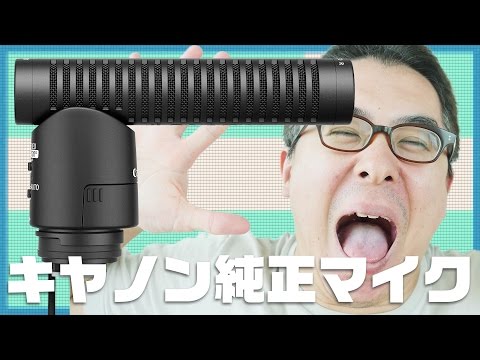 さっそくミスった！！！Canon純正のEOS専用ステレオマイク「DM-E1」が