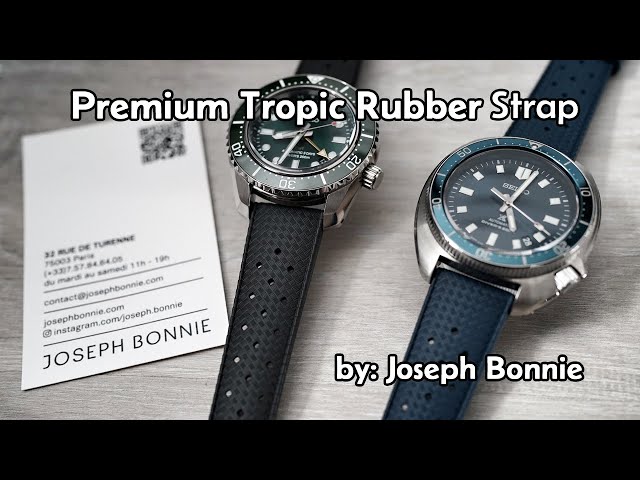 PREMIUM Rubber Tropic Straps from Joseph Bonnie - GREAT BUY! - YouTube