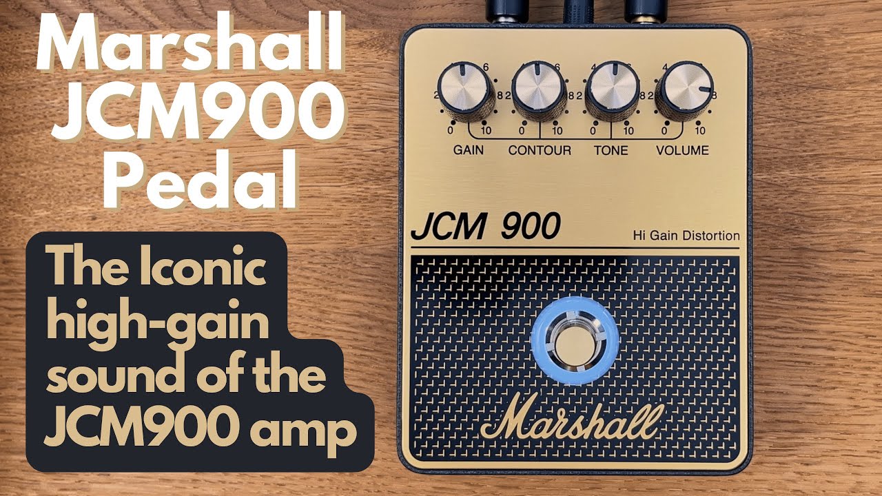 Marshall | JCM 900 Hi Gain Distortion Pedal Demo - YouTube