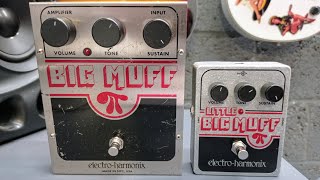 Electro-Harmonix Big Muff Vs Little Big Muff Pedal Comparison