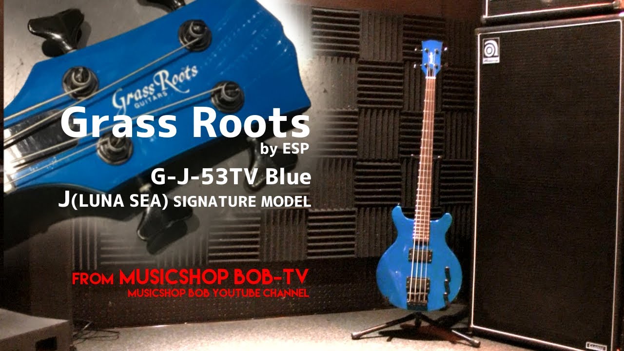 Grass Roots by ESP G-J-53TV Blue J(LUNA SEA)SIGNATURE MODEL【商品