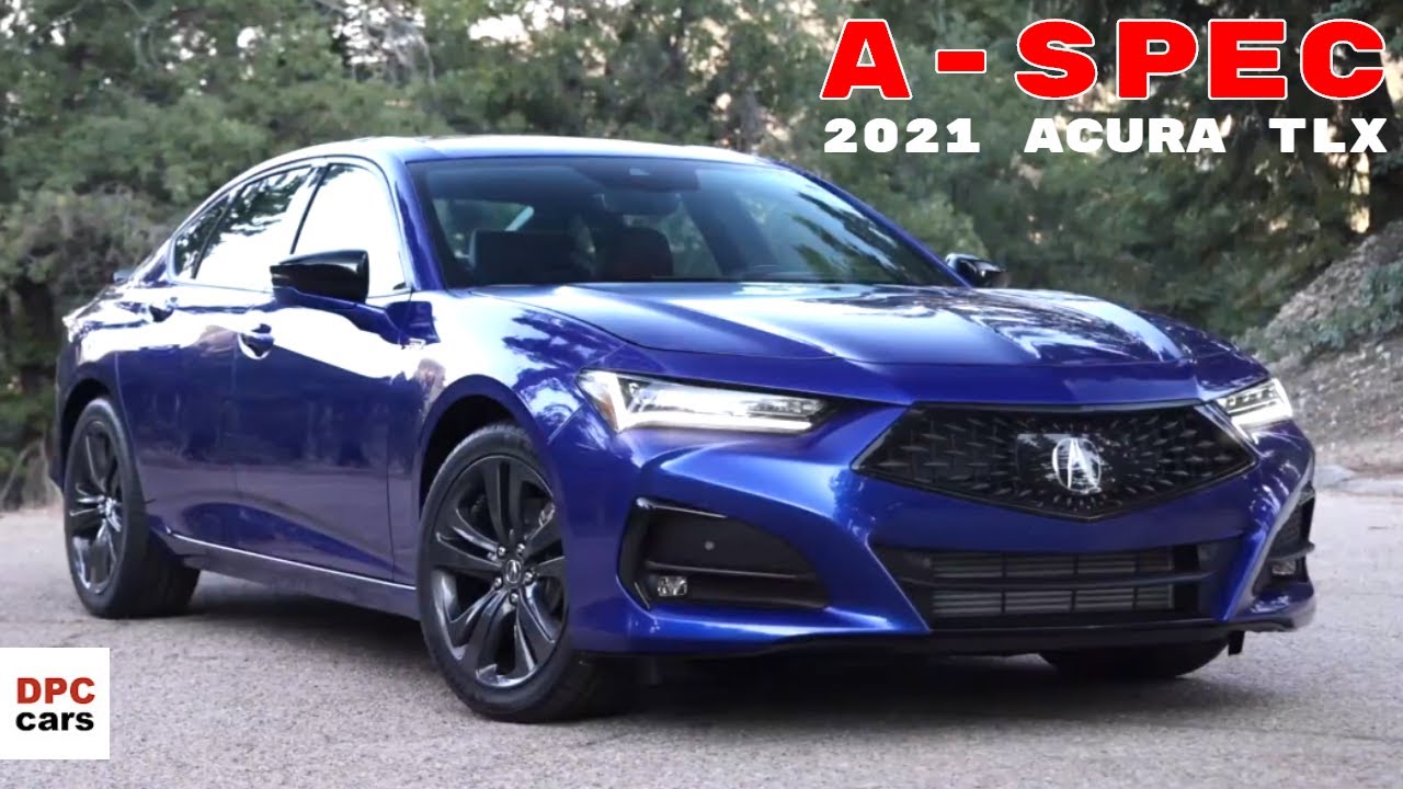 2021 Acura TLX A-SPEC in Apex Blue Pearl - YouTube