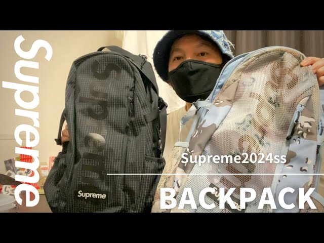 Supreme 2024ss week1 おすすめ！Backpackレビュー！超使いやすい