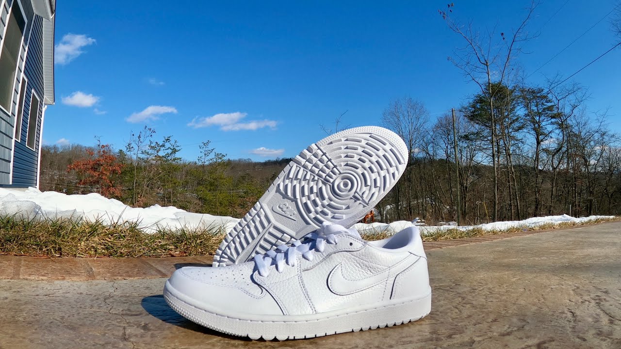 Jordan 1 Low - Golf - Triple White - Great Materials - Clean