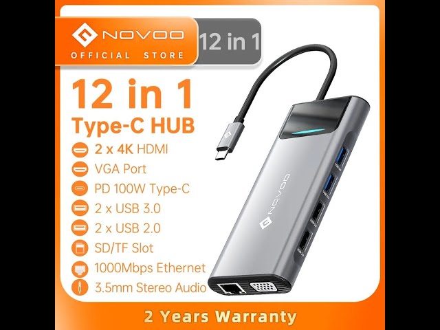Novoo 12 port hub Review - YouTube