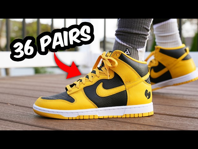 WU TANG CLAN Nike Dunk Hi PRM Review & On Feet - YouTube