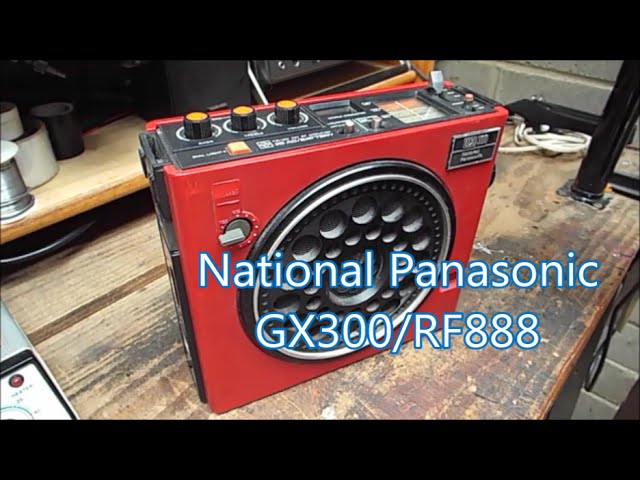 National Panasonic GX300 (RF888) - YouTube