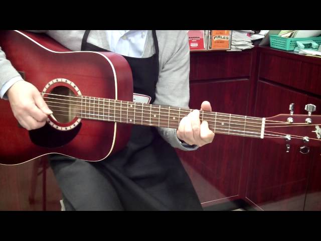 Art & Lutherie Spruce Burgundy - YouTube