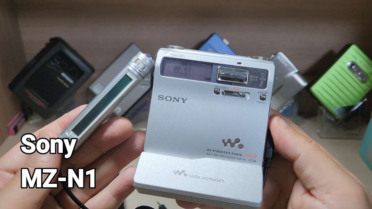 Sony MZ-N1 MD Walkman Mini Disk Player - YouTube