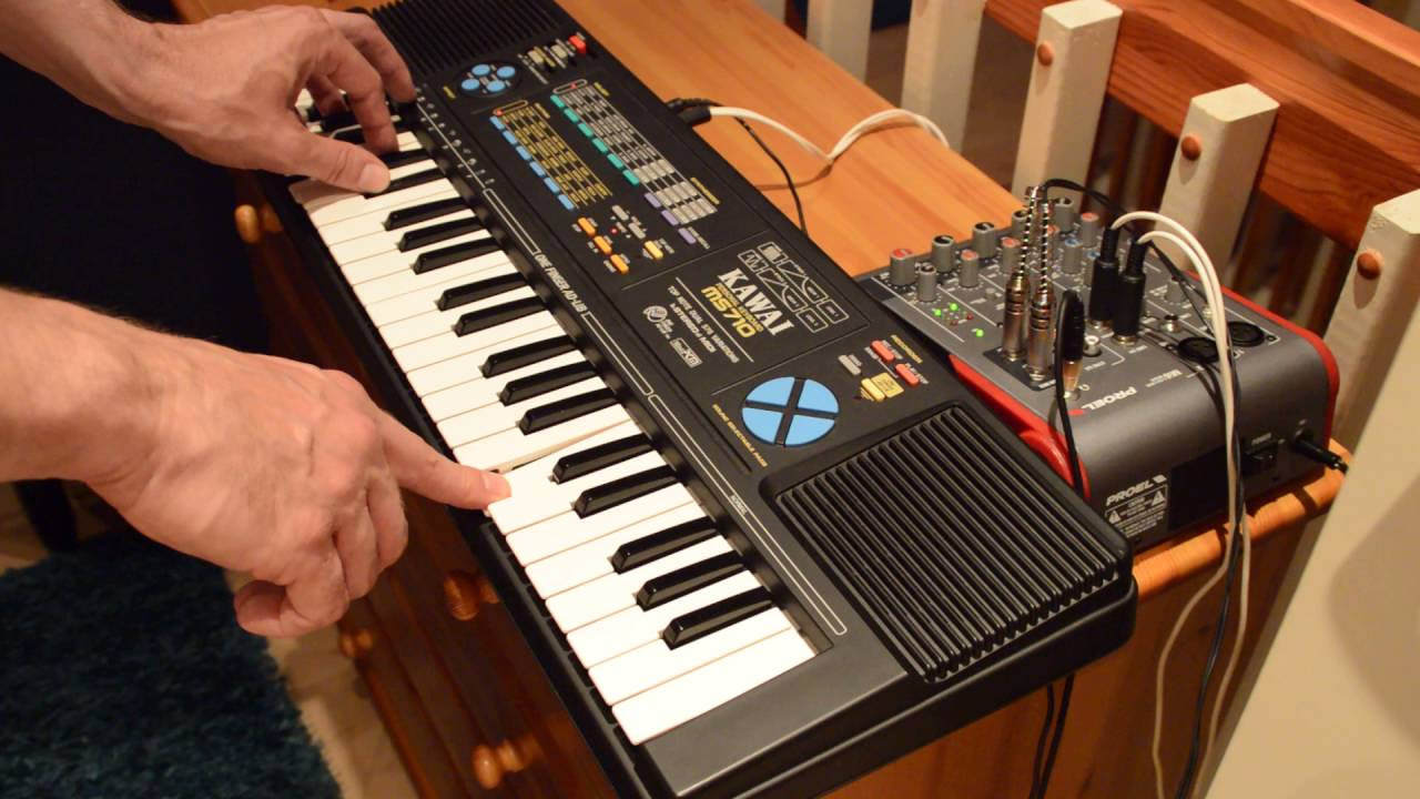 Kawai MS710 Personal Keyboard demo 31.7.2016 - YouTube