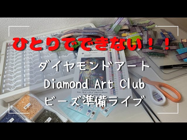 ダイヤモンドアート💎】DACビーズ準備、ひとりでできない😇 - YouTube