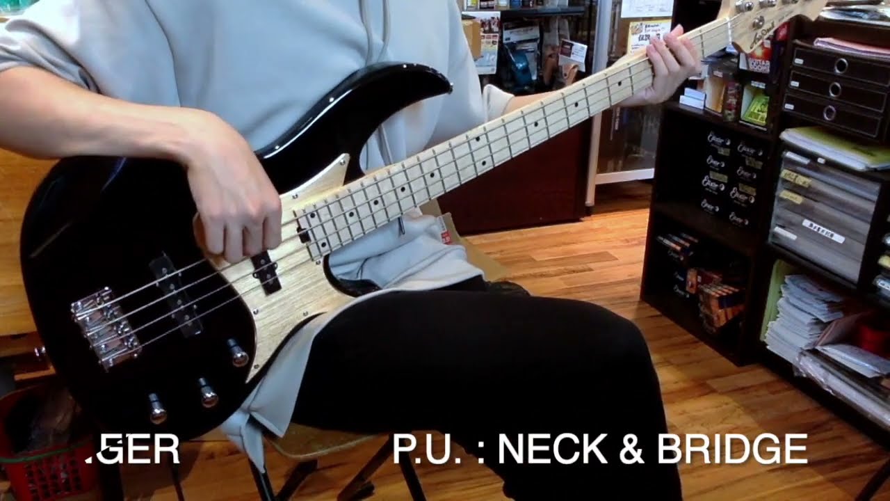 試奏動画】 Aria Pro II (アリアプロツー) / RSB-618/4 BK エレキ