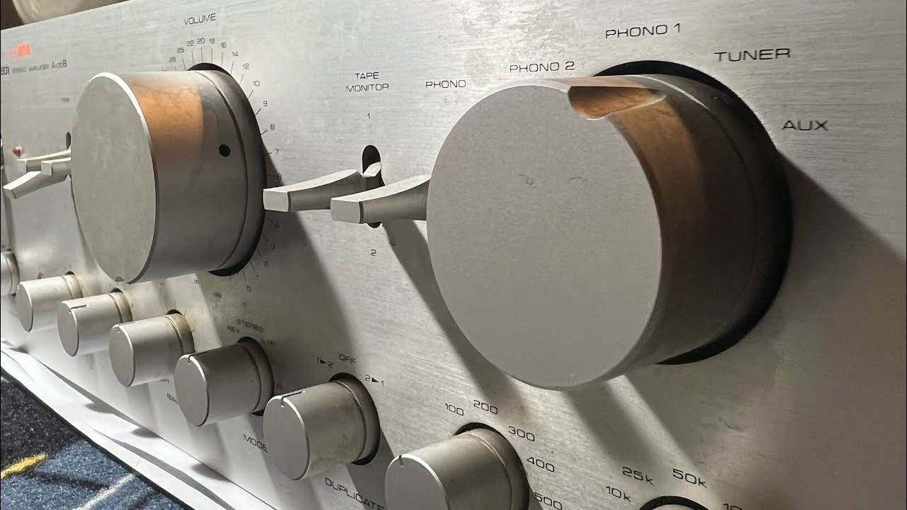 1979年製？パイオニアA-006プリメインアンプのメンテナンスのご依頼