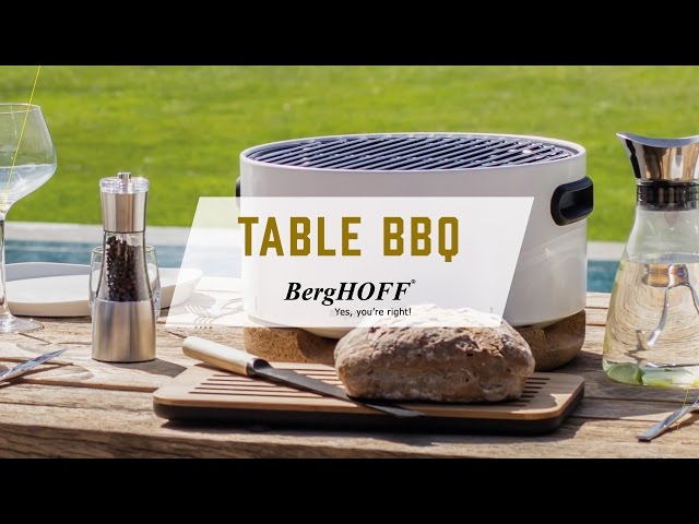 How to use BergHOFF's Table BBQ - YouTube