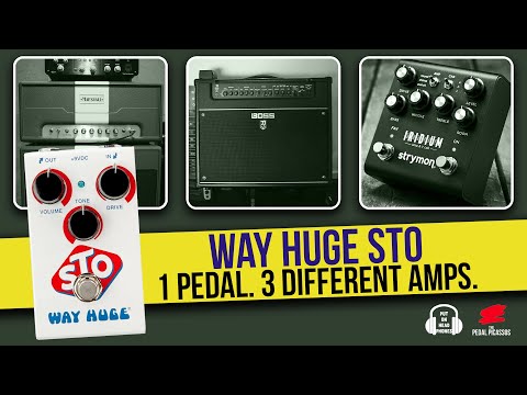Way Huge STO 1 pedal 3 amps - YouTube