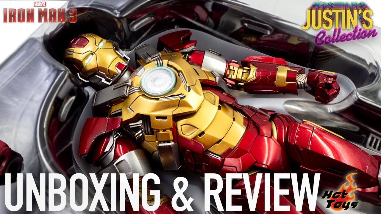 Hot Toys Iron Man Heartbreaker Iron Man 3 Unboxing & Review - YouTube