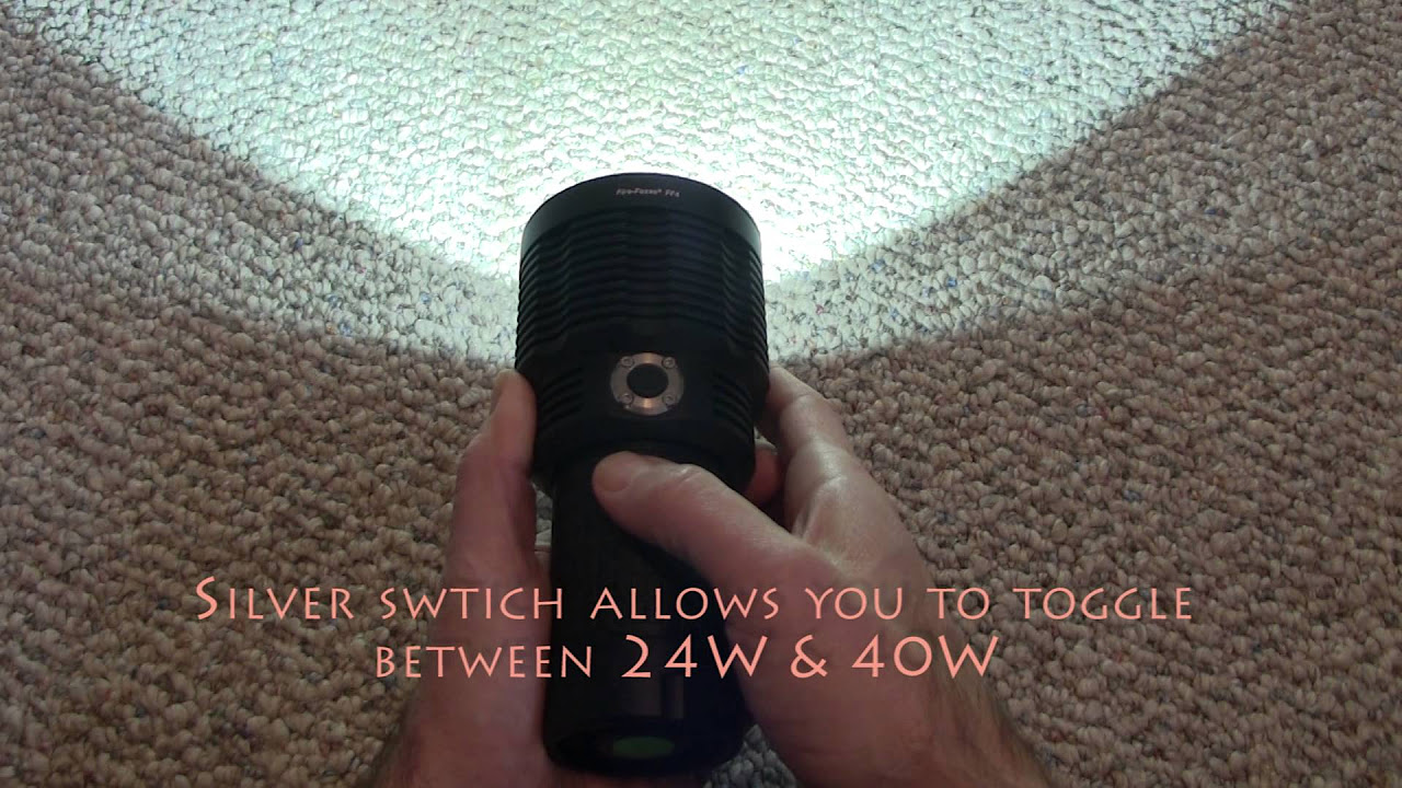 Fire-Foxes FF4 HID Flashlight, Product Review, December 2013 - YouTube