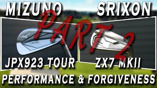 Mizuno JPX923 Tour vs Srixon ZX7 MKII Irons FORGIVENESS Winner