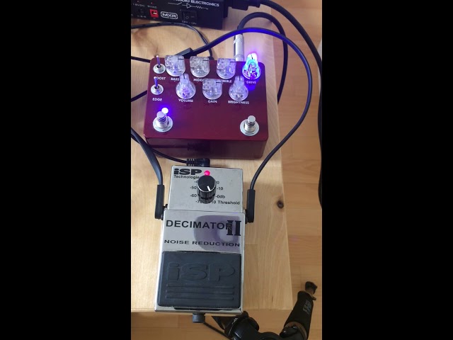 ISP DECIMATOR II noise reduction pedal - YouTube