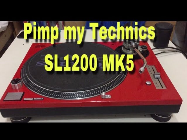Customizing my Technics SL1200 MK5 - YouTube