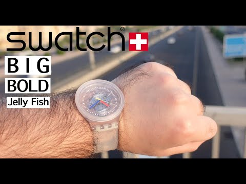 Swatch Big Bold Jelly Fish Review - YouTube