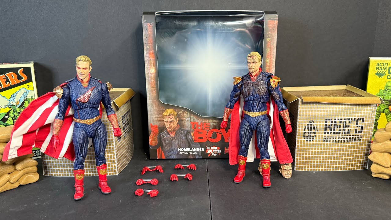 Mafex Homelander (Blood Splatter Version) The Boys Exclusive - YouTube