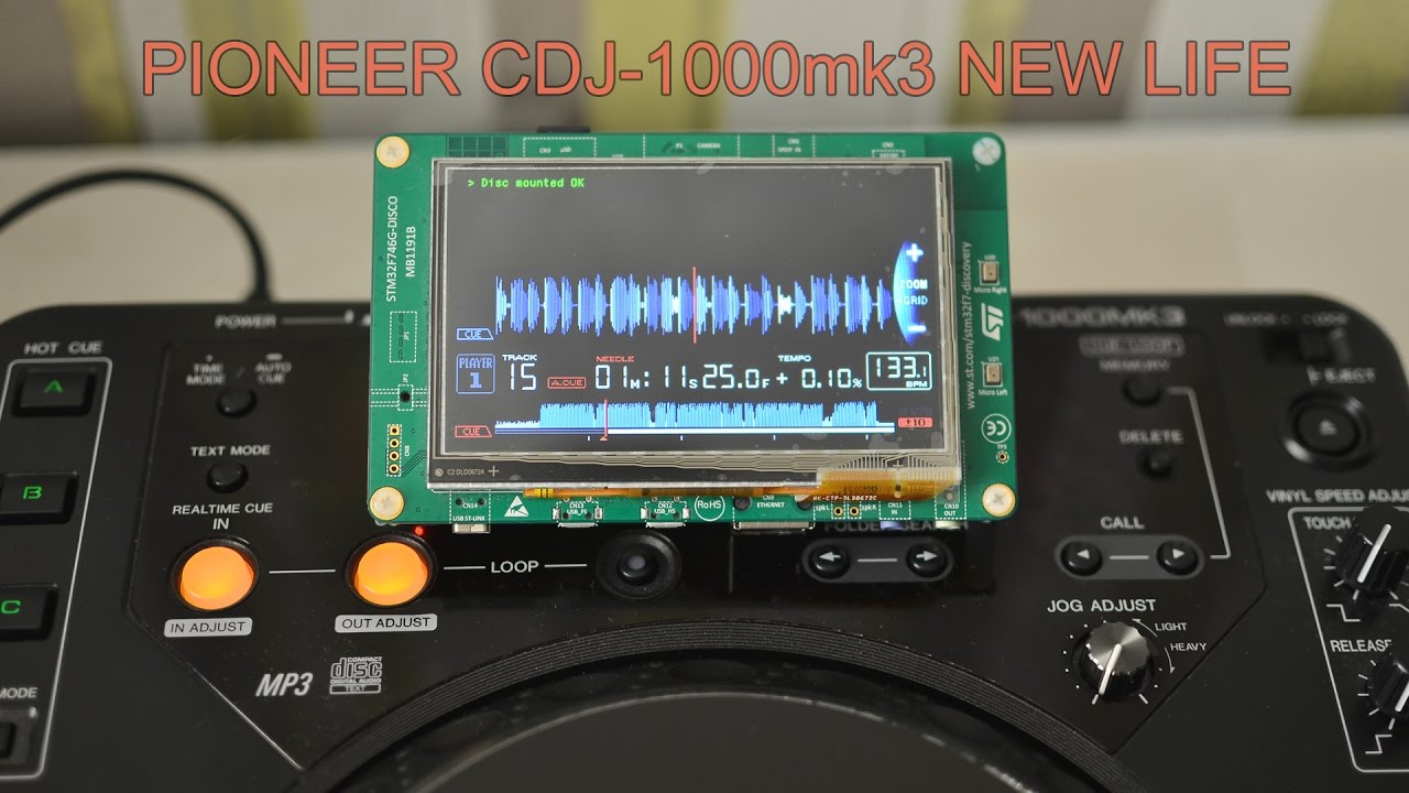 Pioneer CDJ-1000mk3 NEW LIFE - YouTube