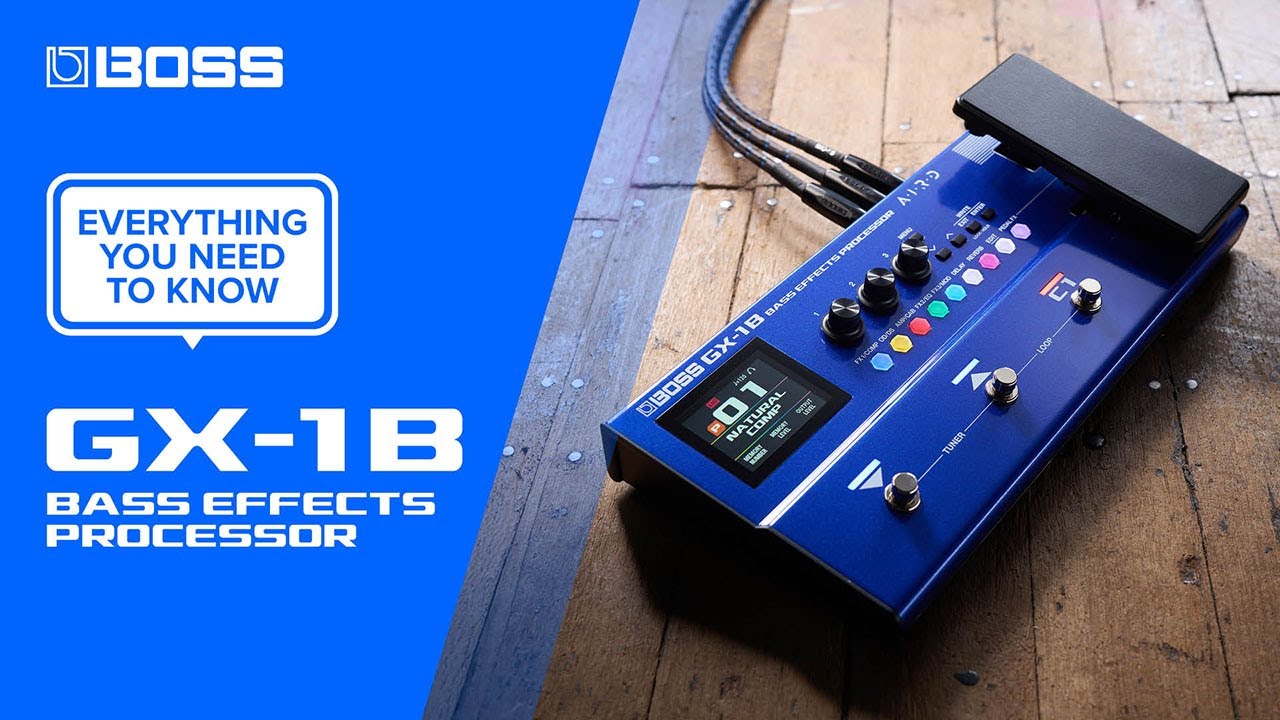 BOSS GX-1B Bass Effects Processor | Everything You Need to Know