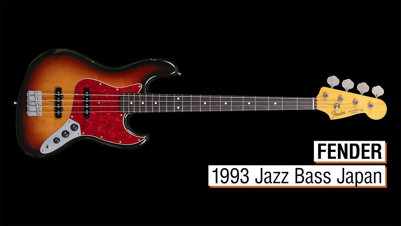 Fender Jazz Bass Japan 1993 3 Tone Sunburst - YouTube