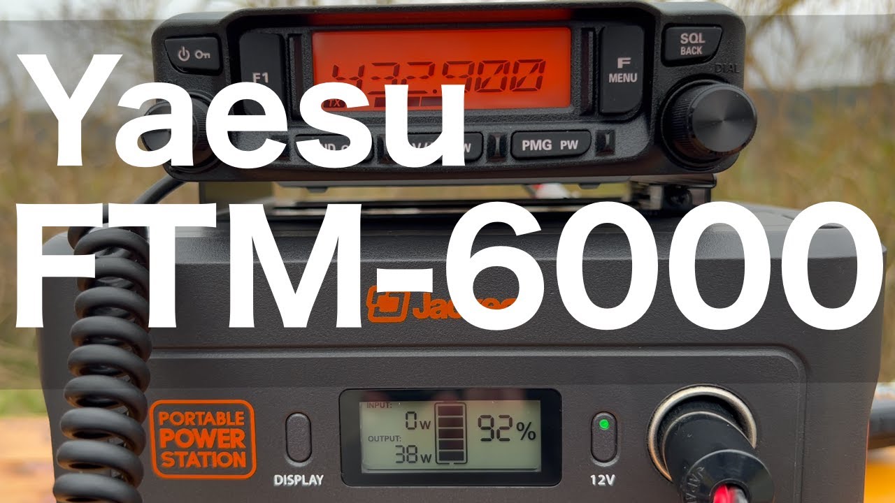 Yaesu FTM -6000 同じような他のモービル機と簡単な比較 - YouTube