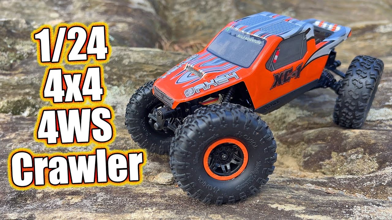 Ultimate 4x4 4WS Mini RC Crawler? Axial AX24 XC-1 RTR - YouTube
