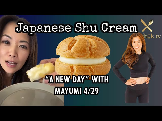 Japanese Shu Cream with Mayumi on 