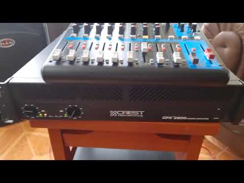 AMPLIFICADOR CREST CPX 2600 - YouTube