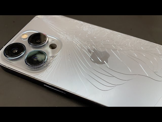 背面ガラス割れ修理💪🏼iPhone 13 Pro - YouTube
