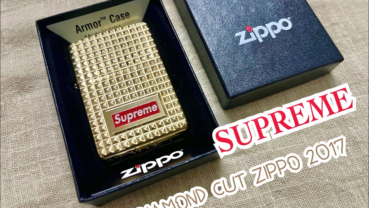 Review SUPREME DIAMOND CUT ZIPPO 2017 - YouTube