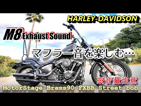 マフラー音】ハーレー M8 エキゾーストサウンド～モーターステージ