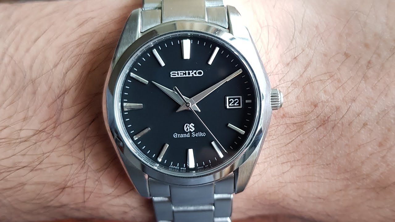Grand Seiko SBGX061 Matte Black Dial - YouTube