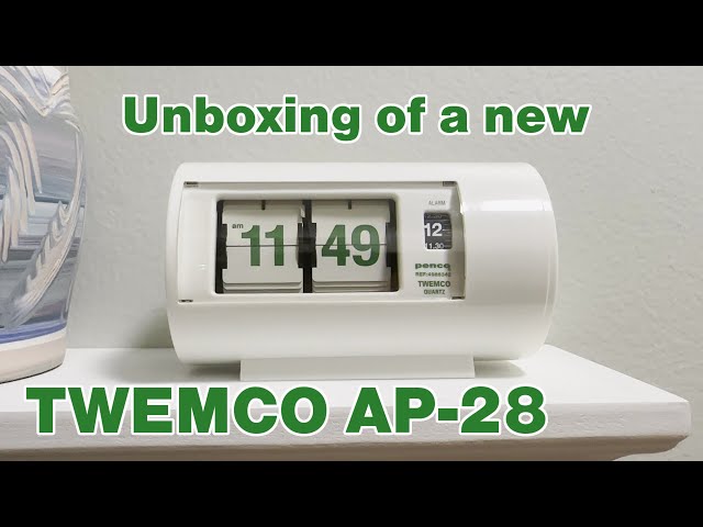Unboxing a new Penco TWEMCO AP-28 - YouTube