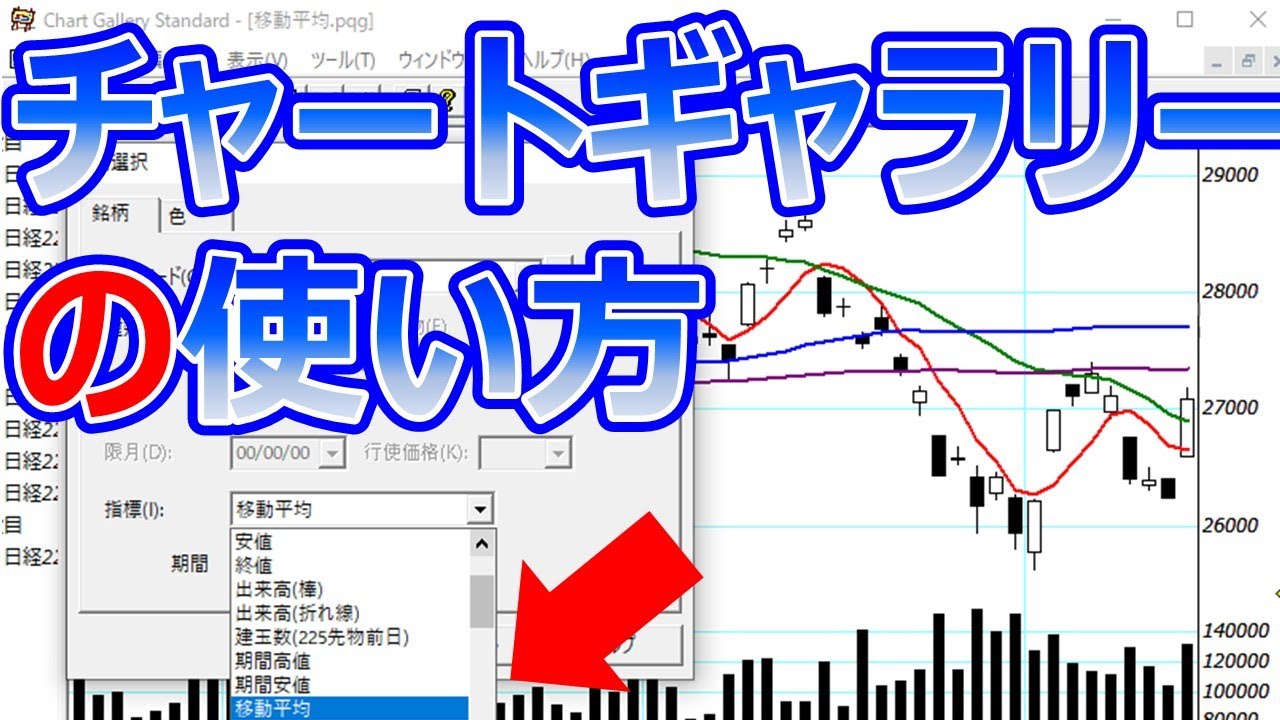 チャートギャラリーの使い方が分からない、と困っている方へ (Chart